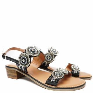 LEJADE ELEGANT SANDAL WITH LOW HEEL AND EXTRA SOFT DOUBLE BAND