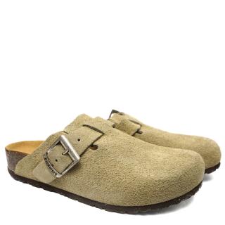 BIONATURE SABOT SLIPPERS CLOSED TOE SUEDE