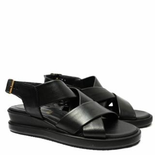 SHADDY CROSS SANDAL IN SOFT LEATHER WITH COMFORT SOLE