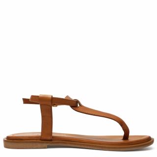 SHADDY FLIP SANDAL IN SOFT LEATHER WITH COMFORT SOLE