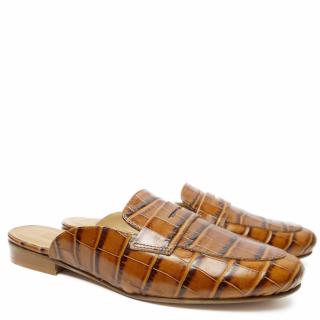 ETIENNE SABOT ULTRA SOFT COCONUT SLIPPER LEATHER SOLE