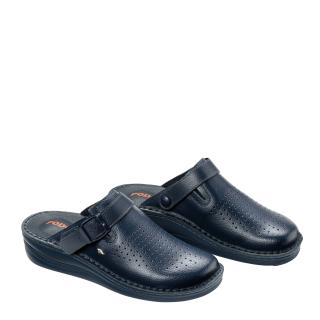 PODOLINE H.100 PROFESSIONAL SLIPPERS MADE IN CALFSKIN WITH STRAP HOLES