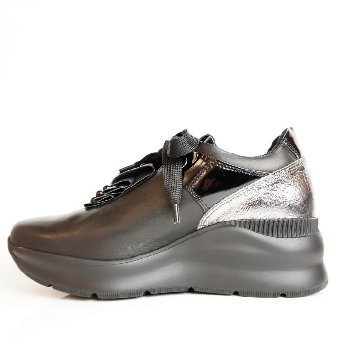 COMART ULTRALIGHT WEDGE SHOE LEATHER WITH RUCHES - photo 2