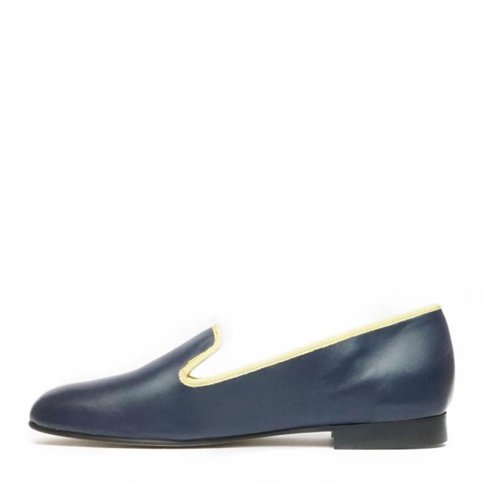 ETIENNE LEATHER BLUE MOCCASIN FOR WOMEN - photo 3