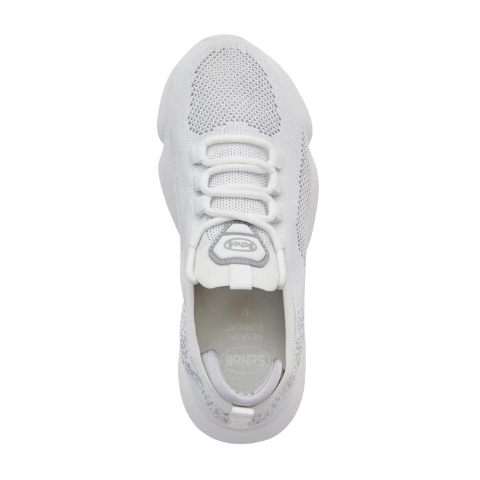 DR SCHOLL CAMDEN FABRIC WHITE SNEAKERS FOR WOMEN - photo 1
