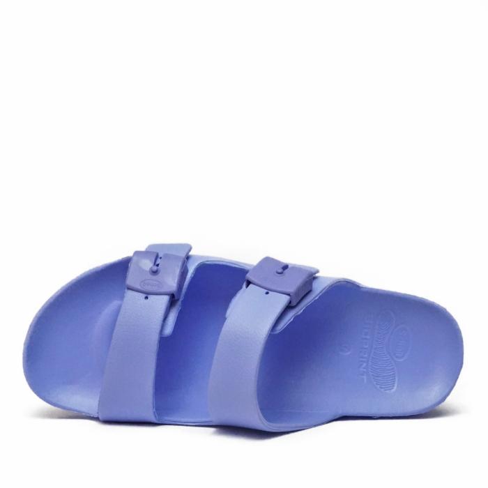 DR SCHOLL BAHIA EVA RUBBER SLIPPERS WITH DOUBLE BUCKLE LILAC - photo 3