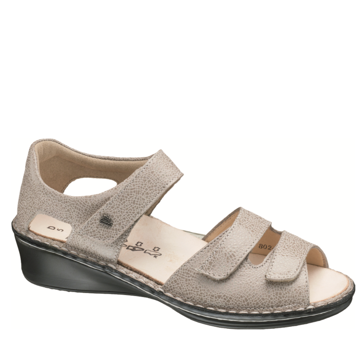 FINN COMFORT FES LEATHER SANDALS WITH TRIPLE STRAP AND REMOVABLE INSOLE - photo 2