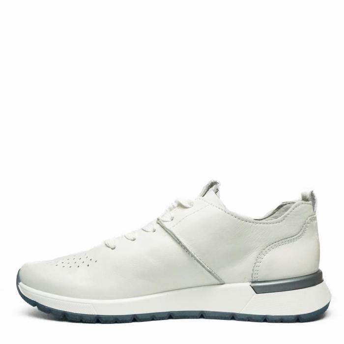 ARA SNEAKER IN PERFORATED SOFT WHITE DEER LEATHER WITH REMOVABLE FOOTBED - photo 2