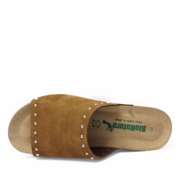 BIONATURA WIDE BAND SLIPPER ANATOMICAL LEATHER FOOTBED - photo 3