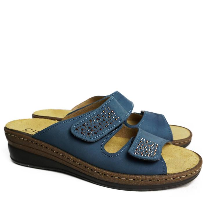 CINZIA SOFT SLIPPERS IN EXTRA SOFT SUEDE REMOVABLE FOOTBED