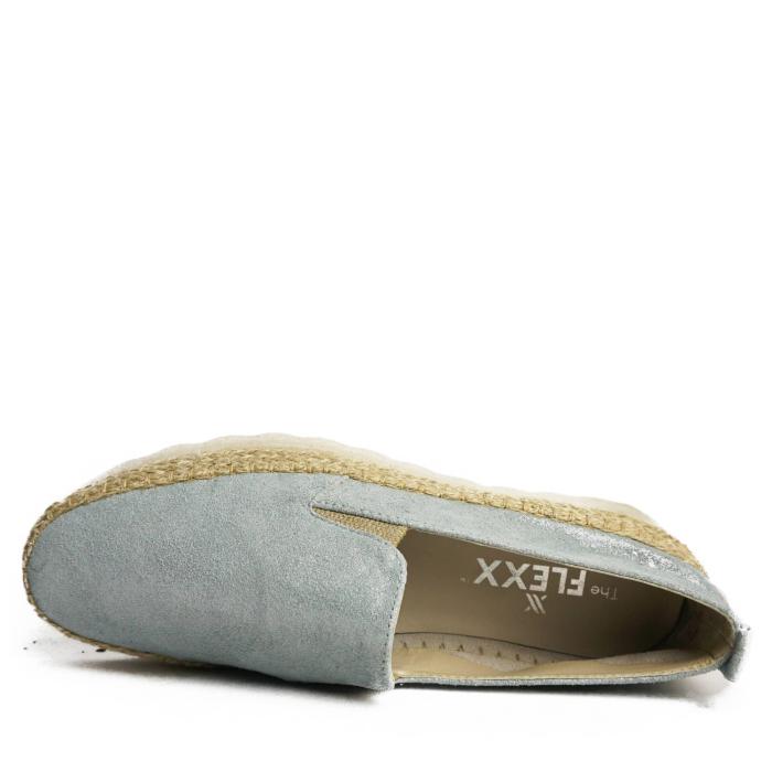THE FLEXX LIGHT BLUE CASUAL MOCCASIN WITH ROPE INSERT - photo 3