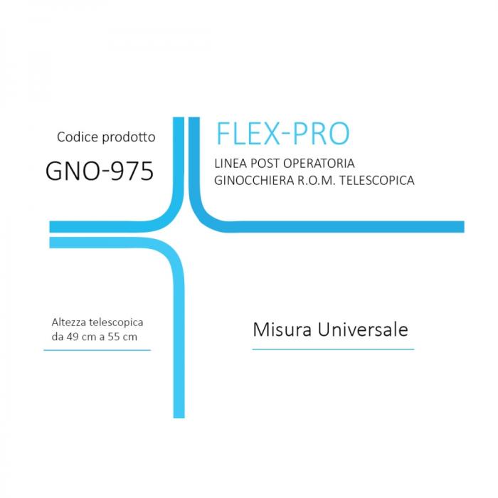 FGP FLEX PRO  GNO-975 GINOCCHIERA R.O.M. TELESCOPICA - foto 1