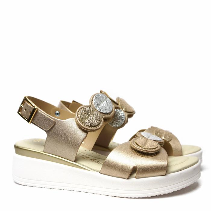 CINZIA SOFT SANDAL DOUBLE ADJUSTABLE BAND WITH STRAP