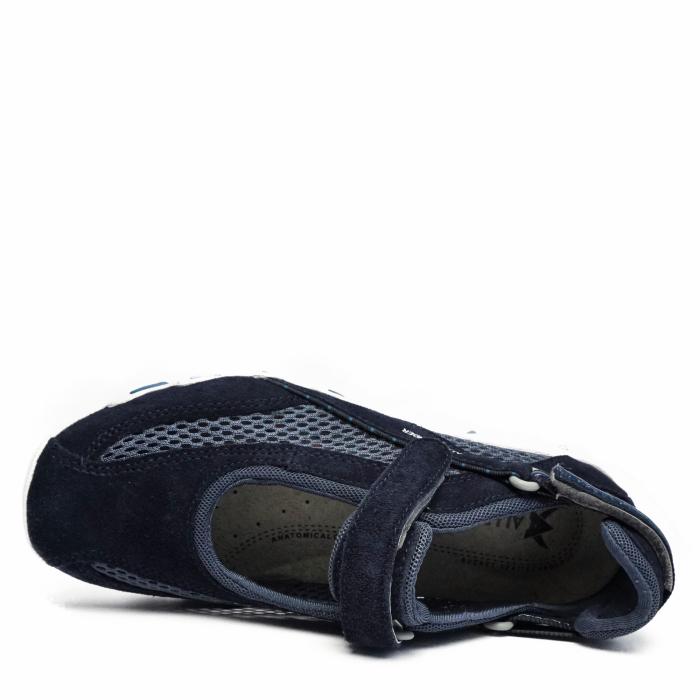 ALLROUNDER BY MEPHISTO NIRO BLUE SUEDE SHOES WITH DOUBLE STRAP - photo 5