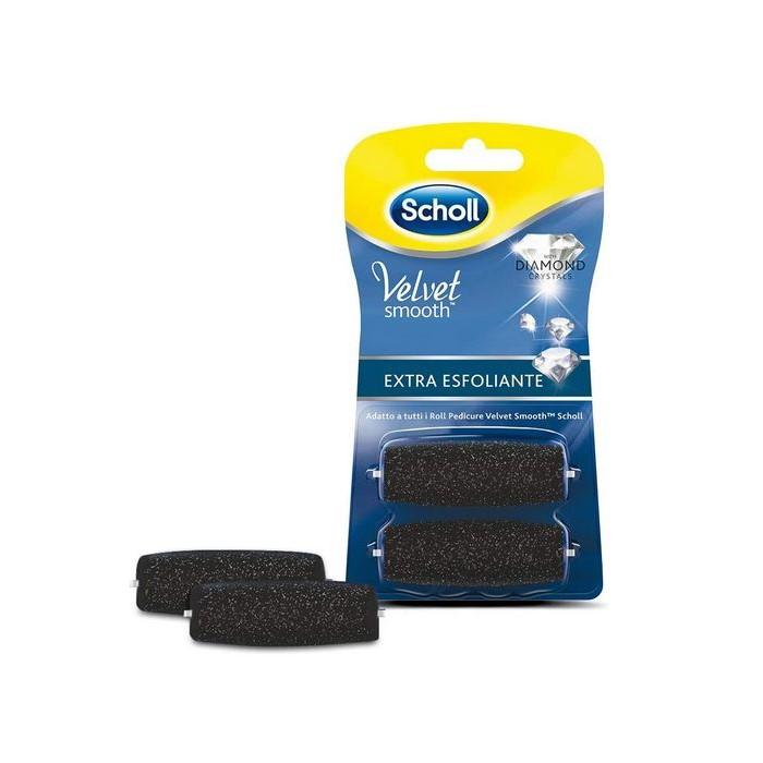 DR.SCHOLL'S VELVET SMOOTH RECHARGE EXTRA EXFOLIATING BRUSH